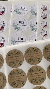 Digital Printable Custom Stickers | Custom Labels | Circle Logo Labels | Wedding Stickers | Personalized Labels | Business Stickers - Etsy