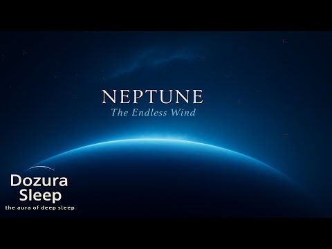 Neptune — The Endless Wind 💨 | Planetary Ambience for Deep Sleep (10 Hours Black Screen Sleep)