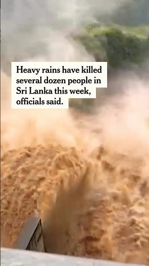 Cyclone Triggers Deadly Floods, Landslides in Sri Lanka