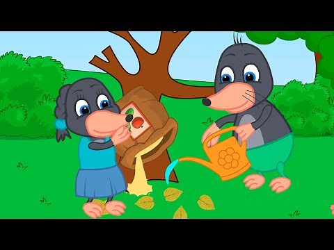Benny Mole and Friends - Tree Planting Cartoon for Kids