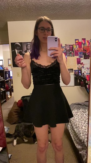 Just to clarify the situation for everyone. #skirt #transgirl #blackonblack #GetCrackin #nutfree