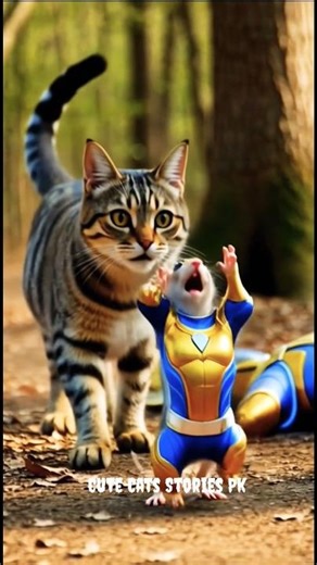 Superhero Choha vs Billi 🐱⚡ | 10 Seconds Mein Game Change! #catandmouse #youtubeshorts