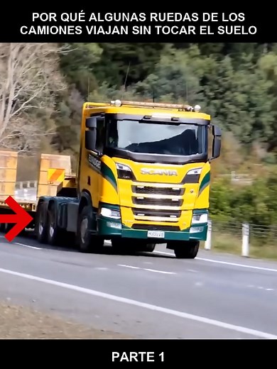 Por qué algunas ruedas de camiones no tocan el suelo - Parte 1