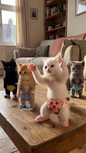 AI 고양이 보고 속은 사람 많음 ㅋㅋ #AI아기 #AI리믹스 #댄스릴스 #라떼댄스 #고양이일상 #funnycats #트렌드 #유행춤