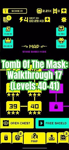 Tomb Of The Mask: Walkthrough 17 (Levels 40-41) #TombOfTheMask