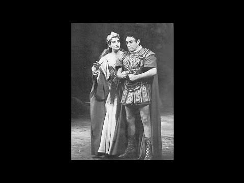 Maria Callas Mario del Monaco Norma (1955 live, conducted by Antonino Votto, WITH SCORE)