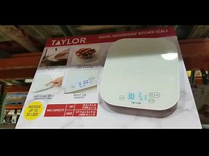 Costco! Taylor Digital Waterproof Kitchen Scale! $24!!!