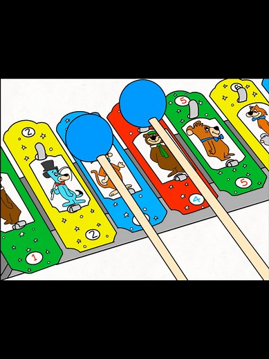 Boomerang-The Xylophone Bumper, In Cartoon Style