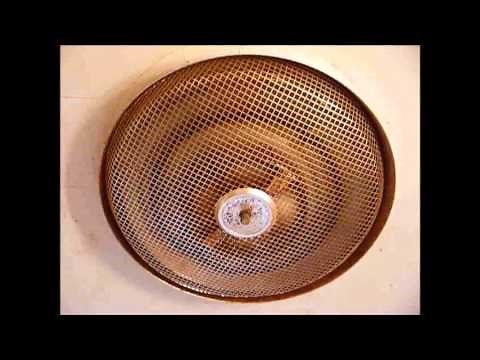Nutone bathroom electric ceiling heater from 1963