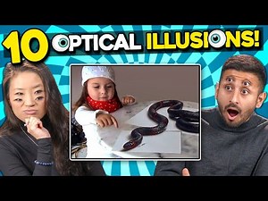 Adults React To 10 Mind Blowing Optical Illusions