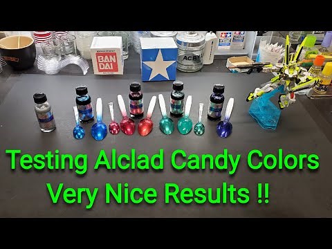 Testing ALCLAD Candy Colors - Very Nice Results !!