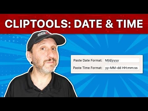 ClipTools: Paste Date and Paste Time