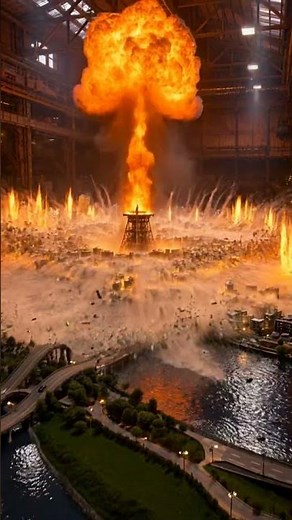 Giant Gas Explosion Experiment in My Mini City