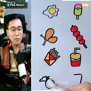 3.8M views · 10K reactions | Tutorial menggambar dengan awalan angka hasilnya keren banget  | FAa React | Facebook