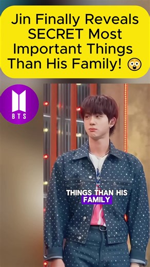 40 reactions | Jin Finally Reveals SECRET Most Important Things  Which BTS song always hits you right in the feels?  #BTS #BTSPlaylist #BTSARMY #BangtanBoys #BTSSongs #BTSForever #KpopAddict #BTSFans #BTSHeart #ARMYFamily | BTS lovers | Facebook
