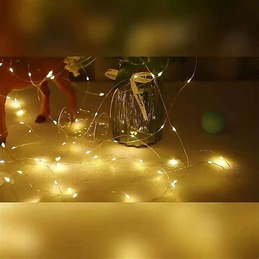 5M/10M/20M USB LED String Lights Copper Silver Wire Garland L