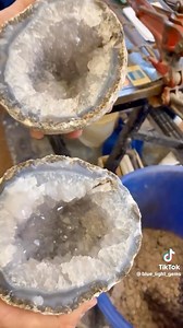 1.4M views · 2.3K reactions | Agate geode | Blue Light Gemstones | Facebook