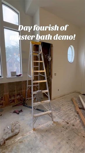 Didn’t work on master bathroom this weekend shorts #masterbath #demolition #renovation #bathroom