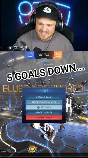 What HAPPENS when you DON'T FORFEIT at 5 Goals Down in Rocket League?