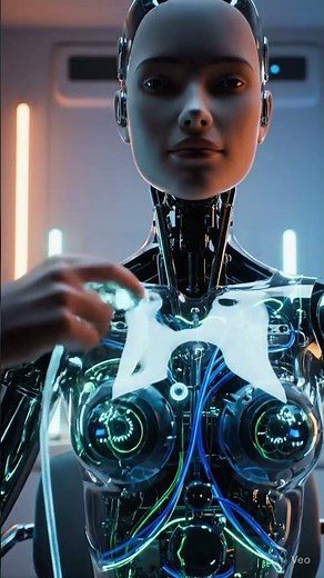 Futuristic ASMR | Robot Connection Plug-in &Out | Satisfying SciFi Sounds #robot #satisfying #asmr