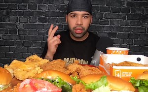 【The Bro】Popeyes盛宴 炸鸡薯条汉堡 咀嚼音