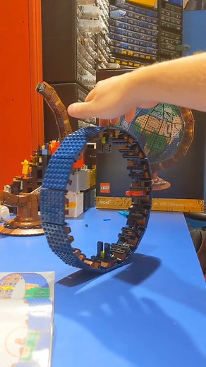 Building the LEGO Globe Earth Set for Earth Day Celebration