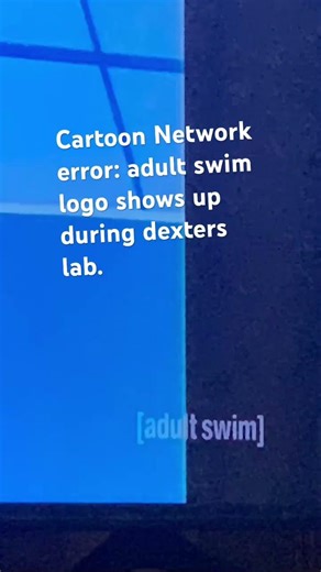 Cartoon Network glitch/error