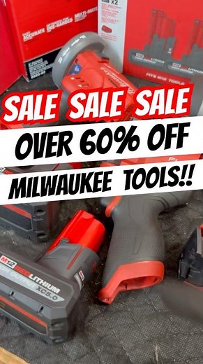 OVER 60% Off Milwaukee Tool Sale - Today Only!