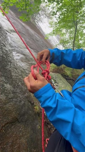 The “MMO” is a great way to tie off a Munter hitch!