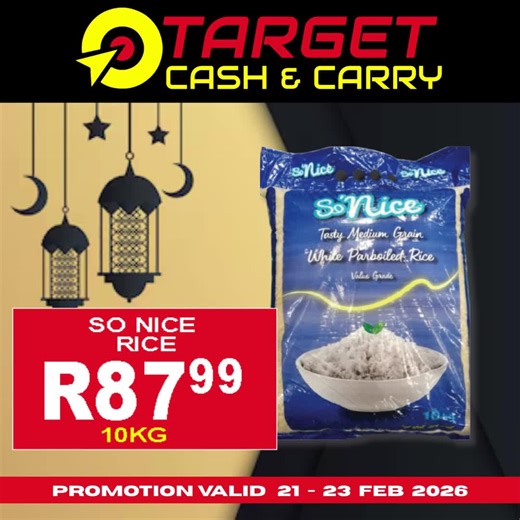 Everything you need for the season—whether you’re stocking your home pantry or filling your shop shelves! 📦✨At Target Cash & Carry, we’re more than just your local store; we are fully equipped to supply your business, spaza shop, or large-scale event. From household staples like So Nice Rice (10kg at R87.99) to bulk treats, keep watching to find your must-haves at wholesale-level prices. 🛒🎯 #supermarket #southafrica #phoenix #cashandcarry #groceries