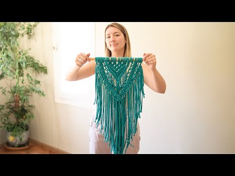 Tutorial Mural de Macrame