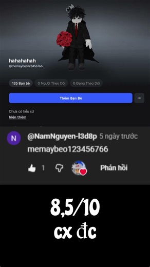 Chấm điểm avatar P44 #roblox #trending #shorts #robloxavatar