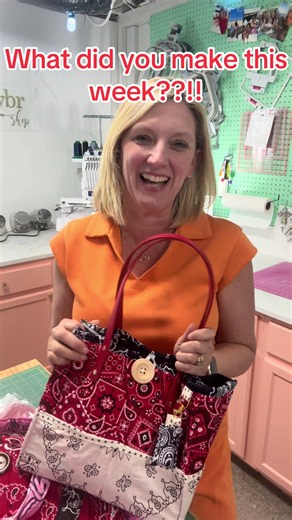 What did you make this week?! I want to see all the crafty projects you are working on! Sewing, quilting, needlepoint, baking and more! What is on your next week’s list?! @nonniessewingroom #sewingtutorial #sewingtiktok #beginnersewing #sewing #whatdidyoumake