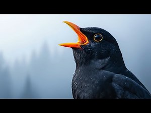Le Merle chante tôt le matin 🎵 Le chant du merle : L'une des plus belles voix de la nature