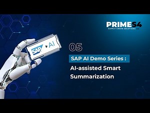 SAP AI Demo Series: 05 – AI-assisted Smart Summarization