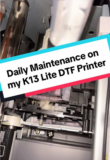 Daily Maintenance for My K13 Lite DTF Printer