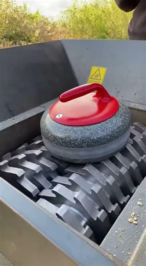 Blender vs Curling Stone 😳Only one survives… ▶️🔥