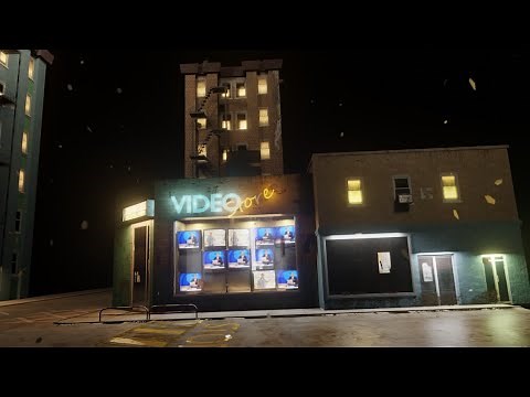 how to make a 70s urban city street in blender