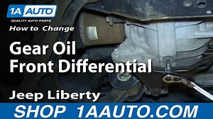 How To Change Front Differential Fluid 2002-07 Jeep Liberty