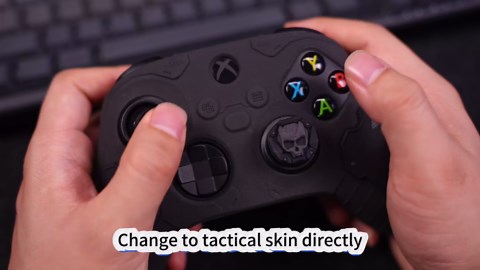 GeekShare G.S.TAC Tactical Controller Skin Grips Set, Anti-Slip Silicone Protective Cover Skin Case for Xbox Series X/S Controller with 2 Thumb Grip Caps