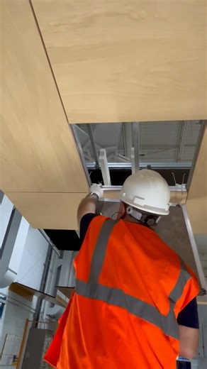 1.2K views | How quick and easy is it to install our Decoustics Impressions ceiling and wall solution? 樂 Watch this 30 second video to see for yourself ⏲️ | CertainTeed | Facebook