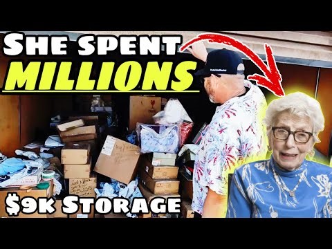 She Spent MILLIONS… Then Lost $8,000,000 inheritance in Storage Units