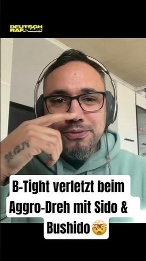 B-TIGHT ON AGGRO PART 2: Injury during video shoot with Sido & Bushido Announcement No. 2 😳