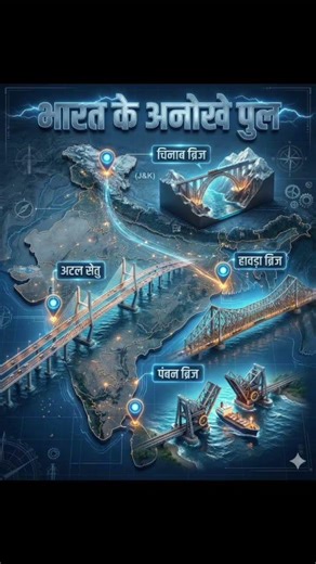 India Ke Sabse Anokhe Bridges 😲 | Bharat Ke Ajeebo Gareeb Pool #shorts #pool #trending2026