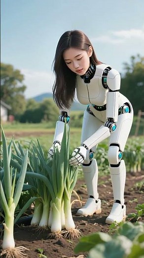 This AI Robot is a Pro Farmer | Harvesting Vegetables with a Humanoid Bot