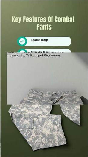Get Your Used USGI Army Combat Pants!