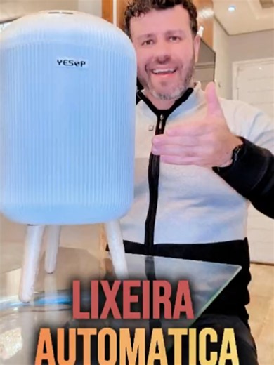 🤩🚀🎁🔝Lixeira inteligente automática com sensor lançamento 2026 com design elegante, pé alto, 10 litros de capacidade, tampa abre e fecha rápido que peguei na Promoção de lançamento pra testar, Top de mais! #lixeirainteligente #lixeiracomsensor #lixeiraautomatica #casainteligente #decoracaodecasa