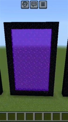 Light up different size portal in minecraft #Short
