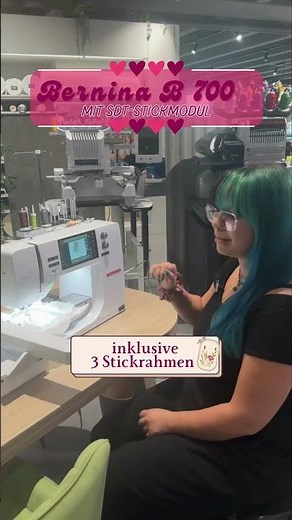 Bernina B 700 mit SDT-Stickmodul - jetzt mieten! | nähmaschine4you