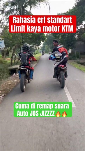 PADAHAL CUMA REMAP ‼️ crf jadi kaya motor SE #trail #crf #remapping #trending